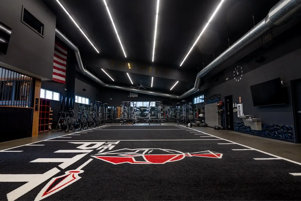 The training space at The Pitt Training Facility in Bozeman